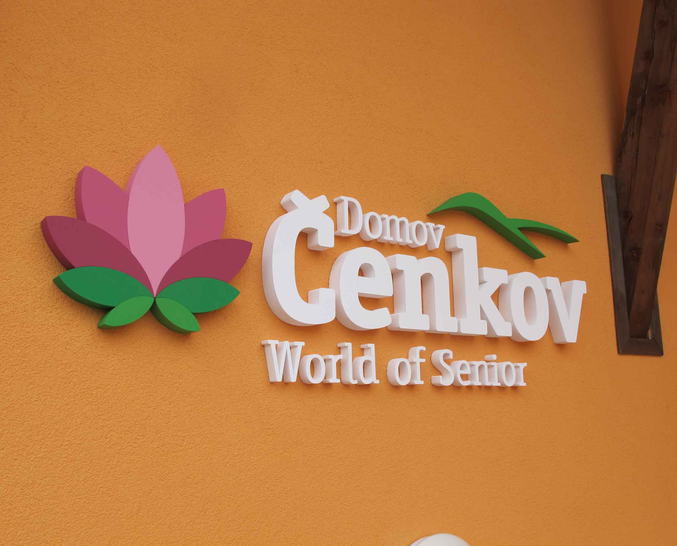 3D logo Domov Čenkov