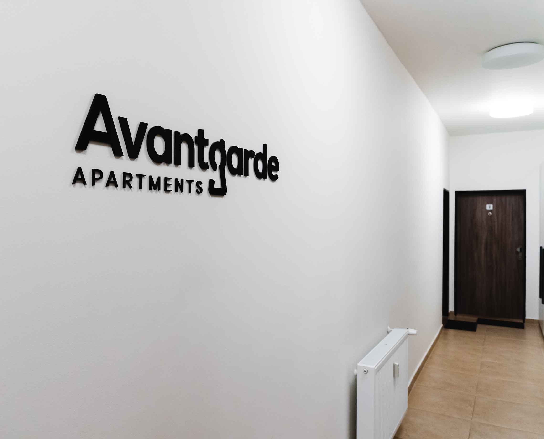 3D plexi logo Avantgarde