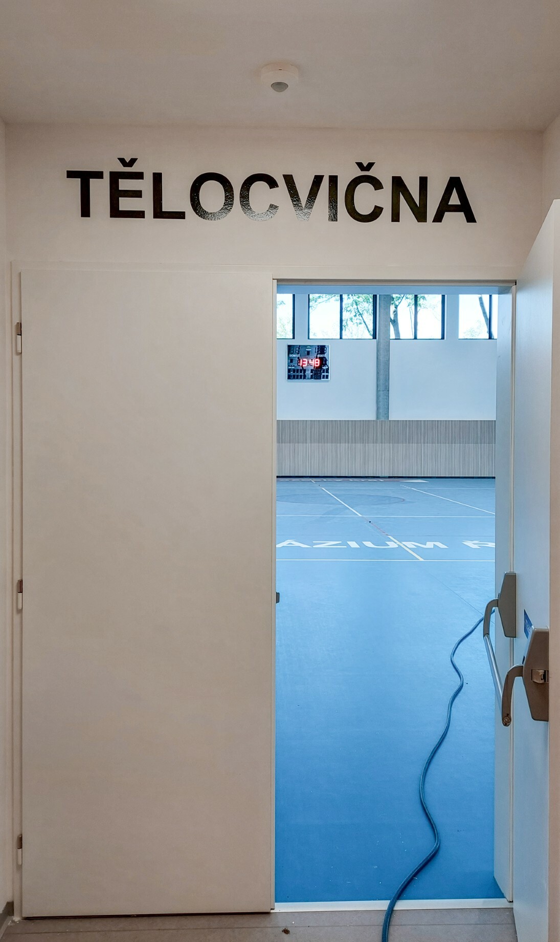 orientační značení - označení tělocvičny